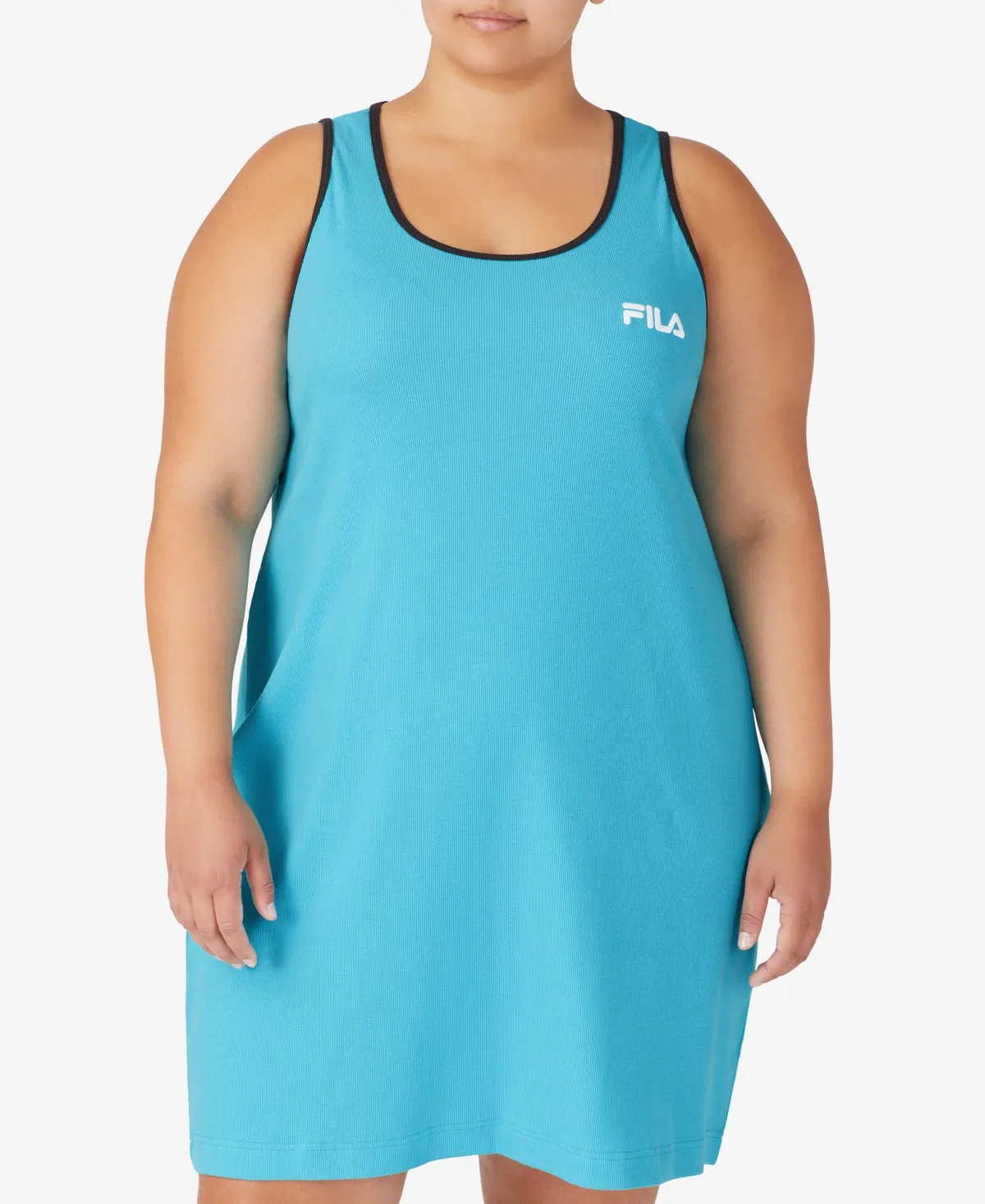 Fila Women's Logo Tank Dress Blue Size 1X