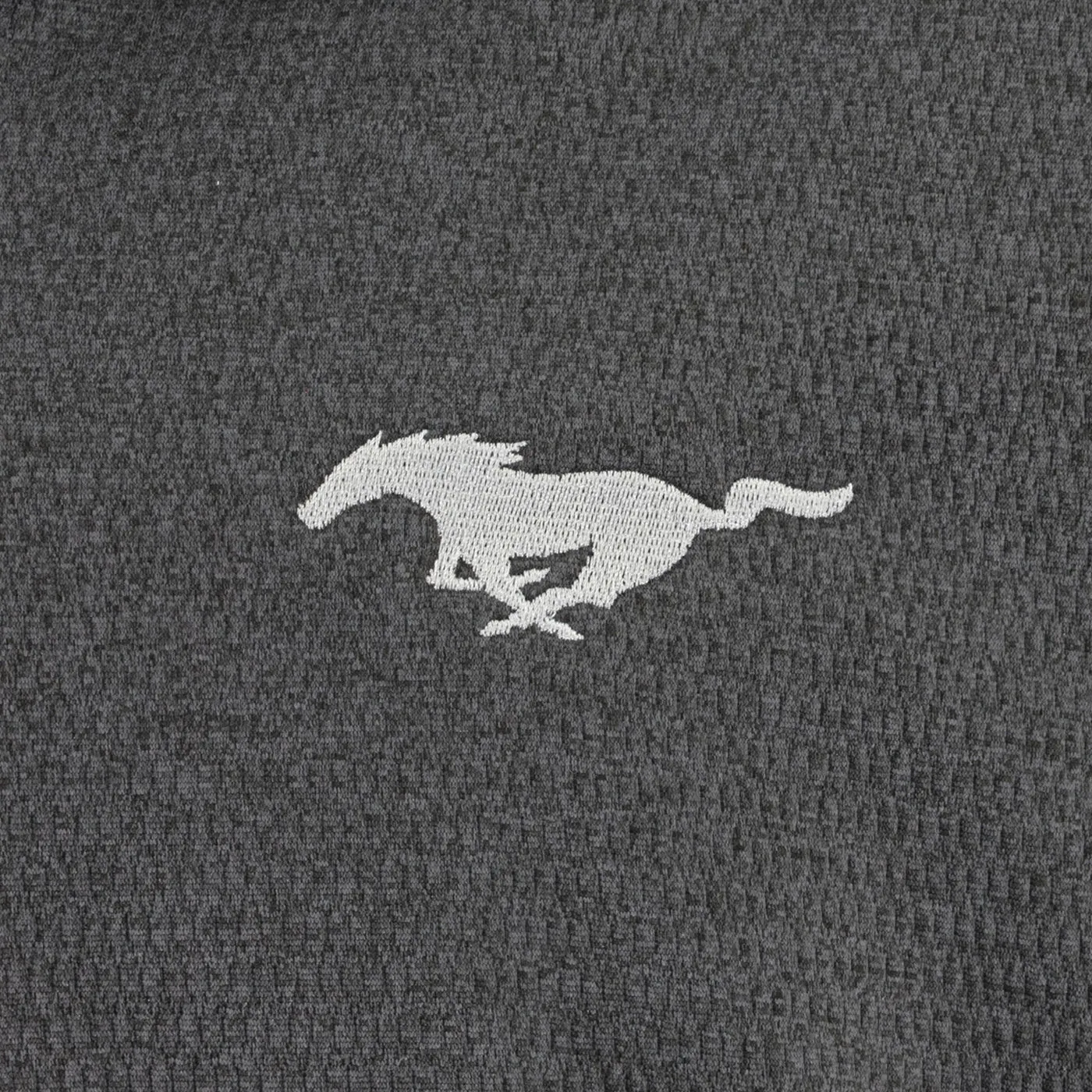 Ford Mustang History Diamond Heather Fleece 1/4 Zip Pullover