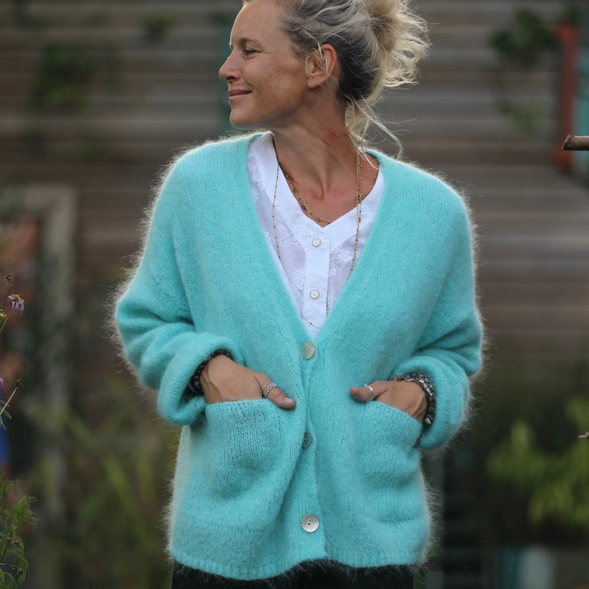 Gilet Eve Turquoise