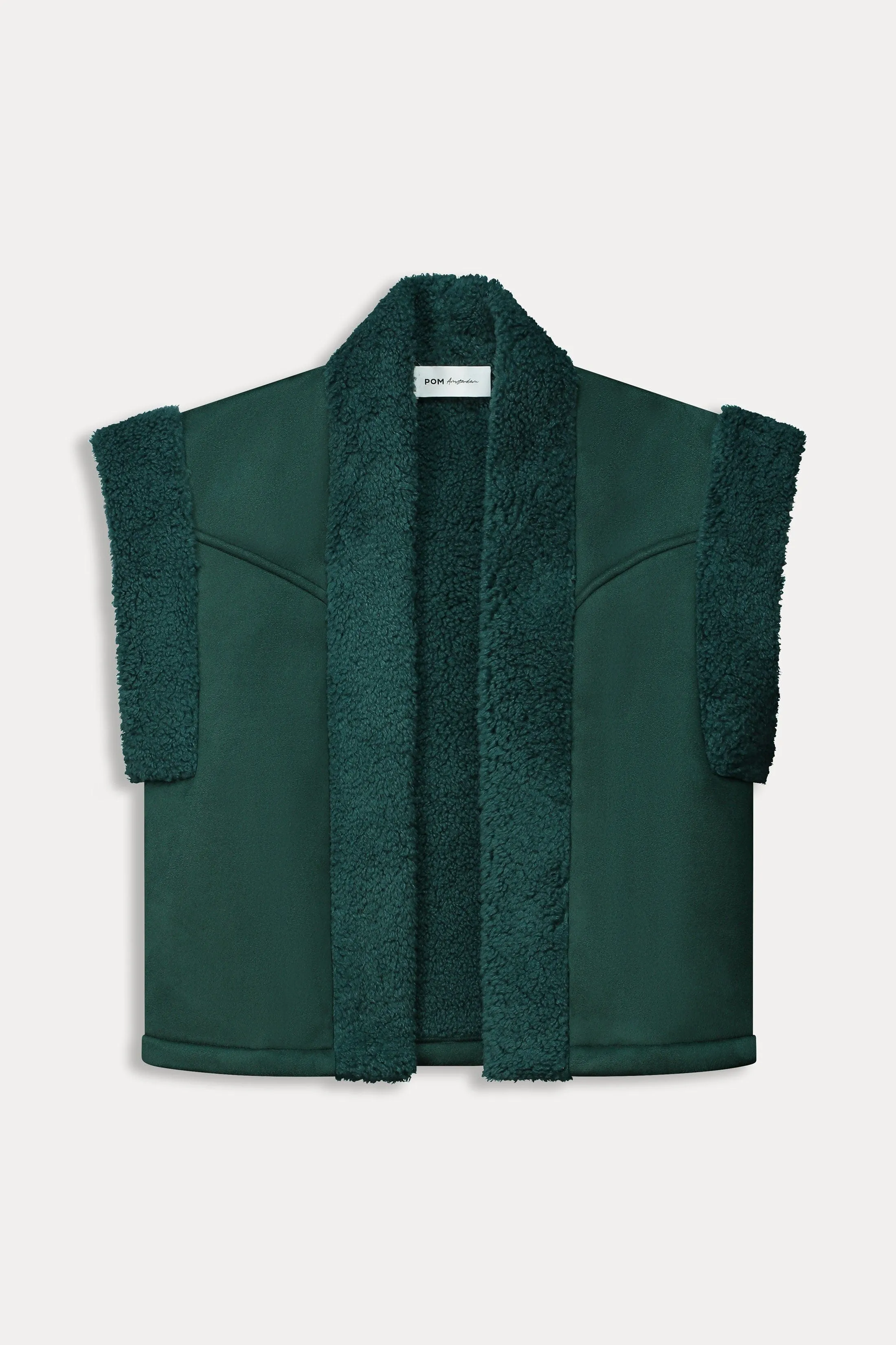 GILET - Lammy Teal Green