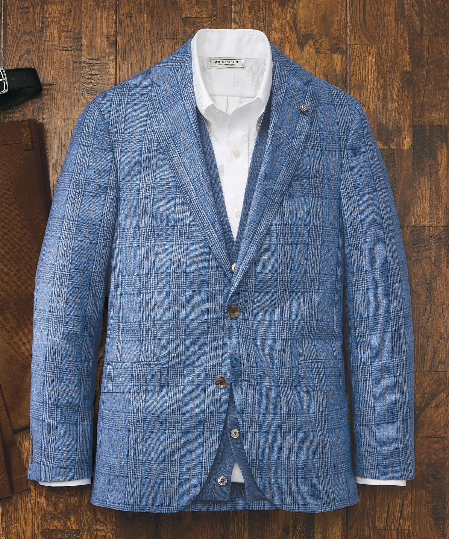 Glen Plaid Wool Sport Coat