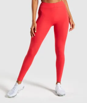 Gymshark Sculpt Leggings - Red