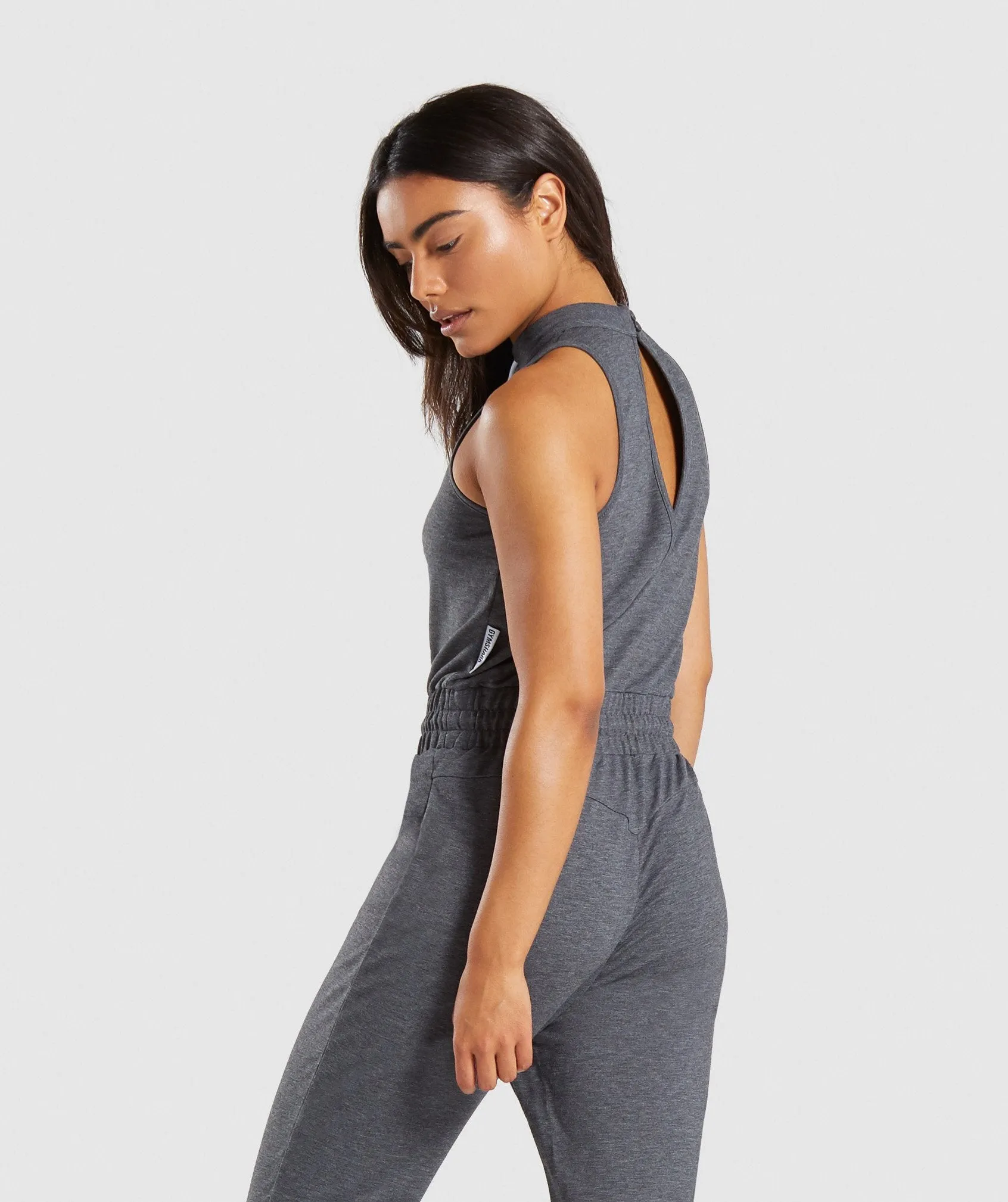 Gymshark Solace Jumpsuit - Charcoal Marl