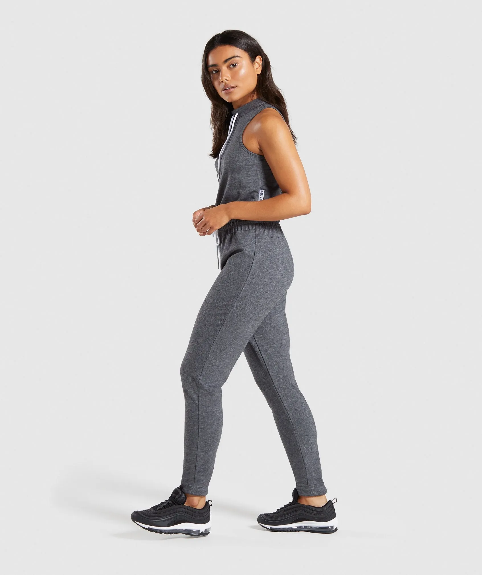 Gymshark Solace Jumpsuit - Charcoal Marl