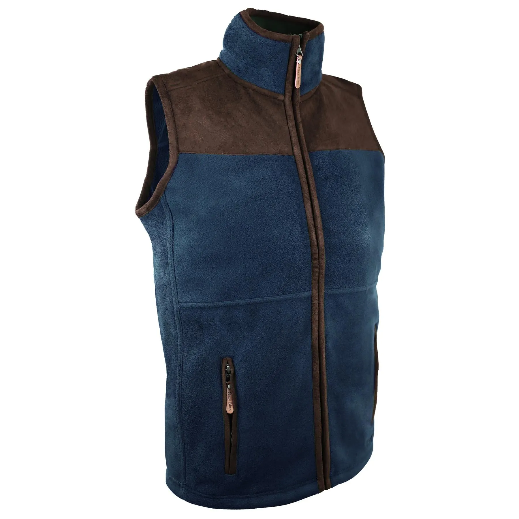 Hazy Blue Denton I Mens Fleece Gilet