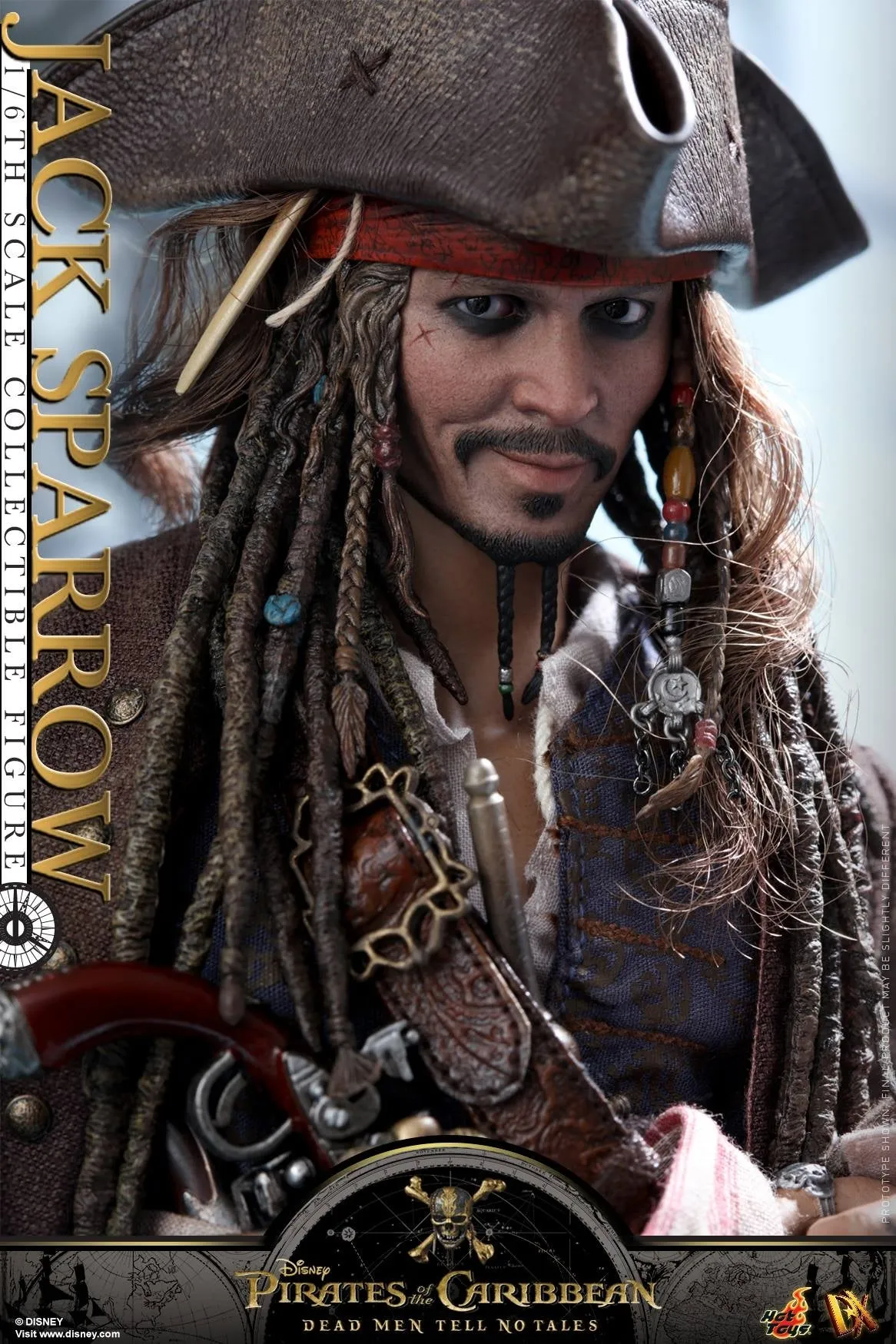 Hot Toys – DX15 – Pirates of the Caribbean: Dead Men Tell No Tales –  Jack Sparrow Collectible