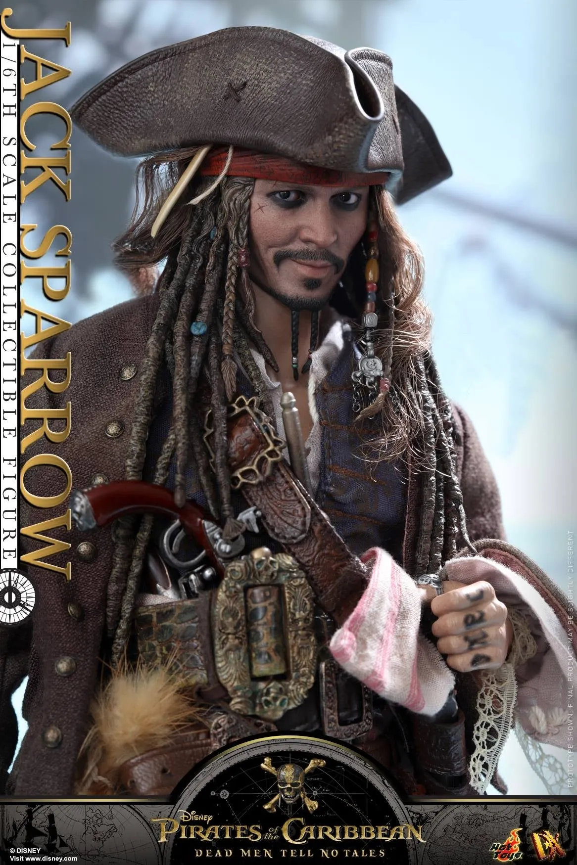 Hot Toys – DX15 – Pirates of the Caribbean: Dead Men Tell No Tales –  Jack Sparrow Collectible