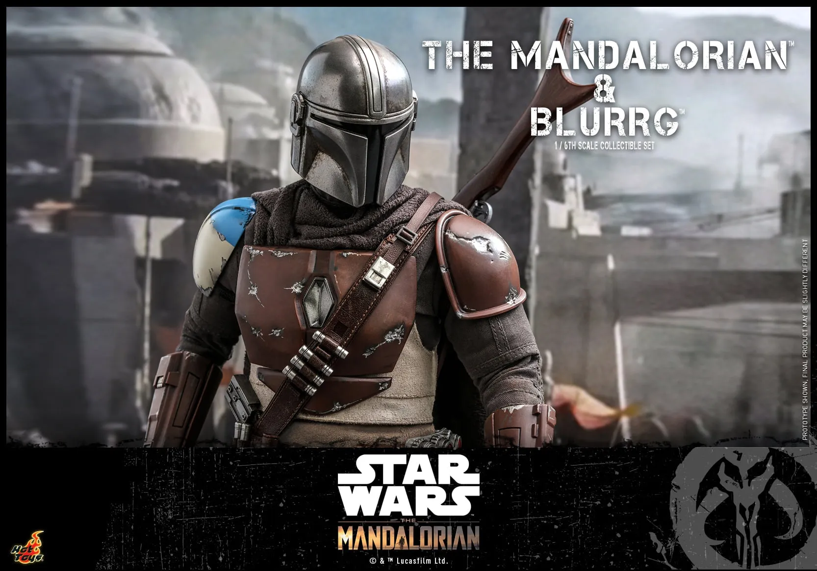 Hot Toys - TMS046 - Star Wars: The Mandalorian - 1/6th scale Mandalorian & Blurrg Collectible Set