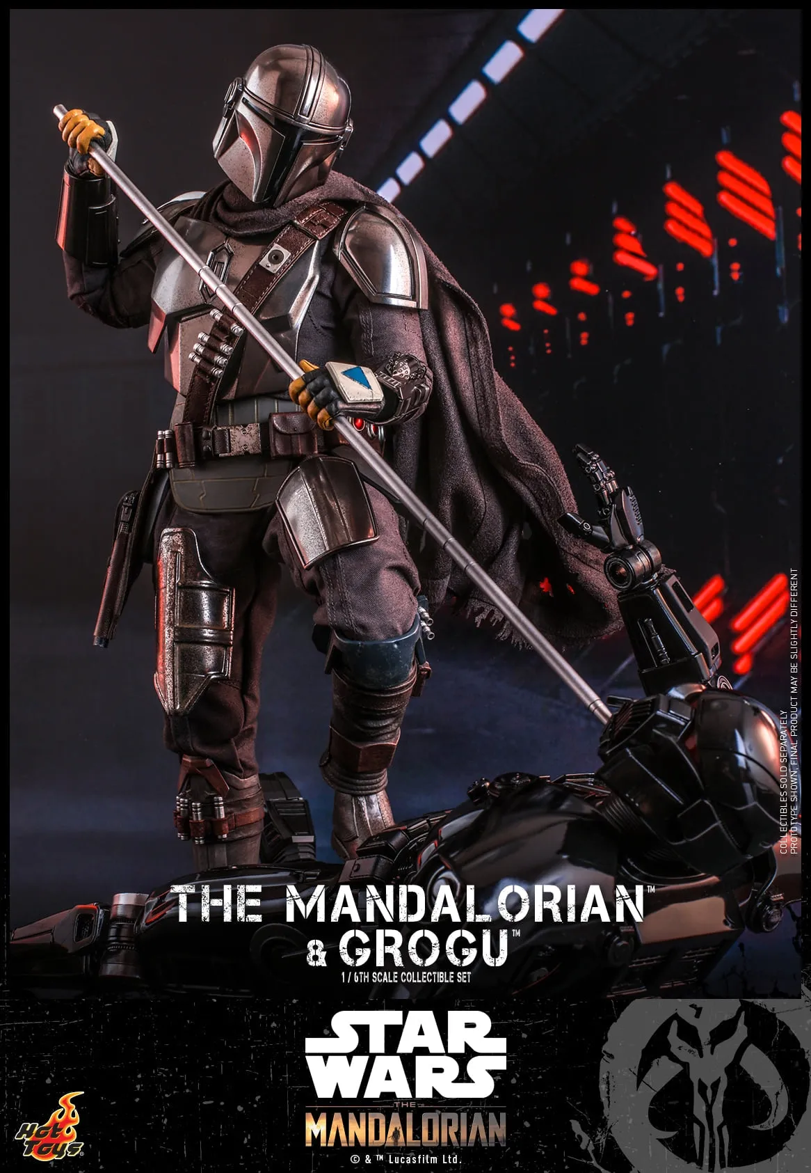 Hot Toys - TMS051 - Star Wars: The Mandalorian™ - 1/6th scale The Mandalorian™ and Grogu™ Collectible Set