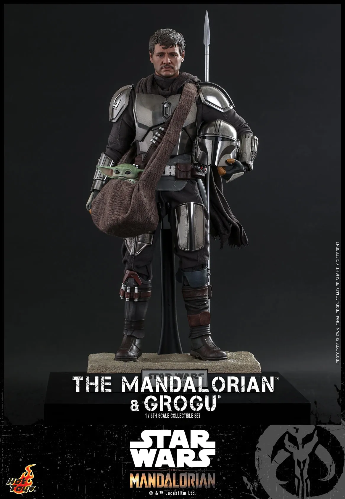 Hot Toys - TMS051 - Star Wars: The Mandalorian™ - 1/6th scale The Mandalorian™ and Grogu™ Collectible Set