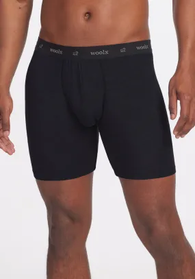 Jazzy No Fly Boxer Briefs - Black