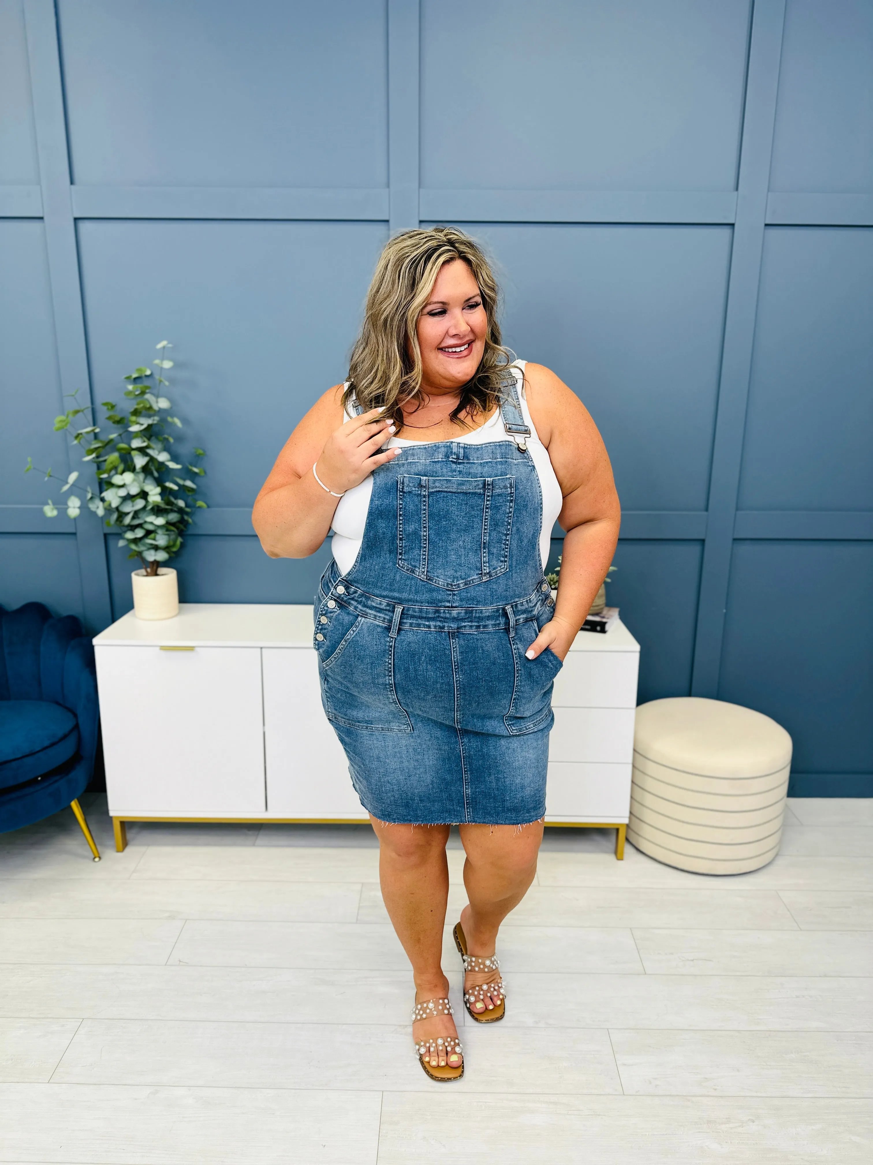 Judy Blue REG/CURVY Lovin' On You Overall Skirt