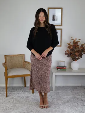 June Floral Midi Skirt