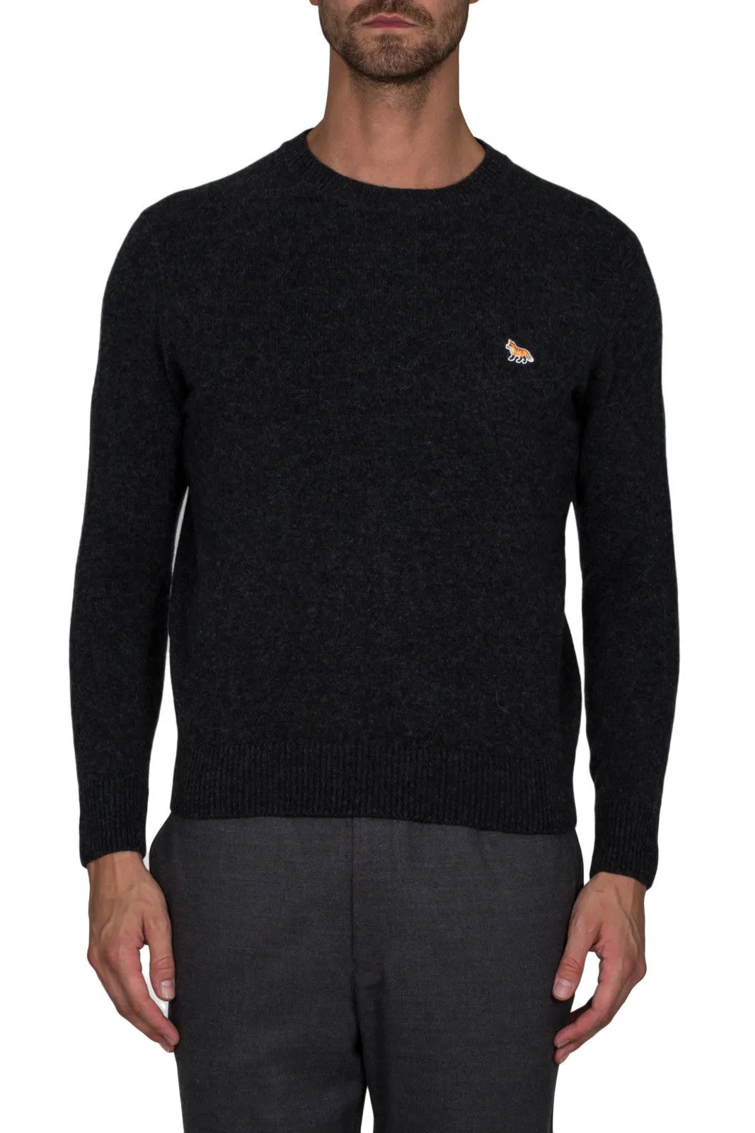 Lambswool R Neck Pullover