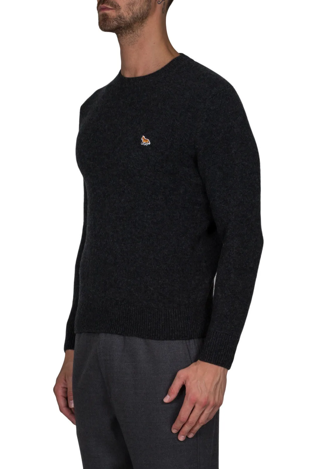 Lambswool R Neck Pullover