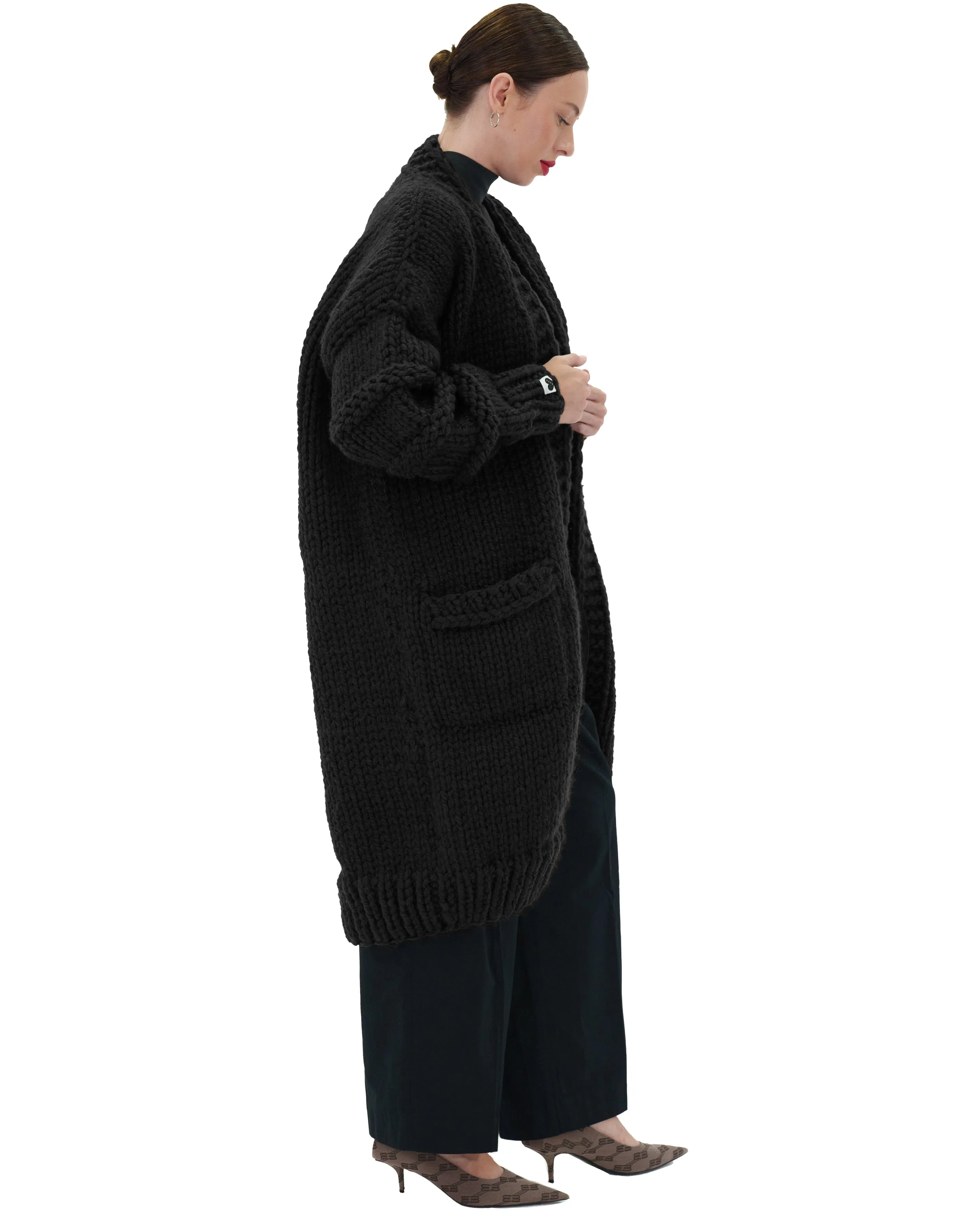 Long Pocketed Cardigan