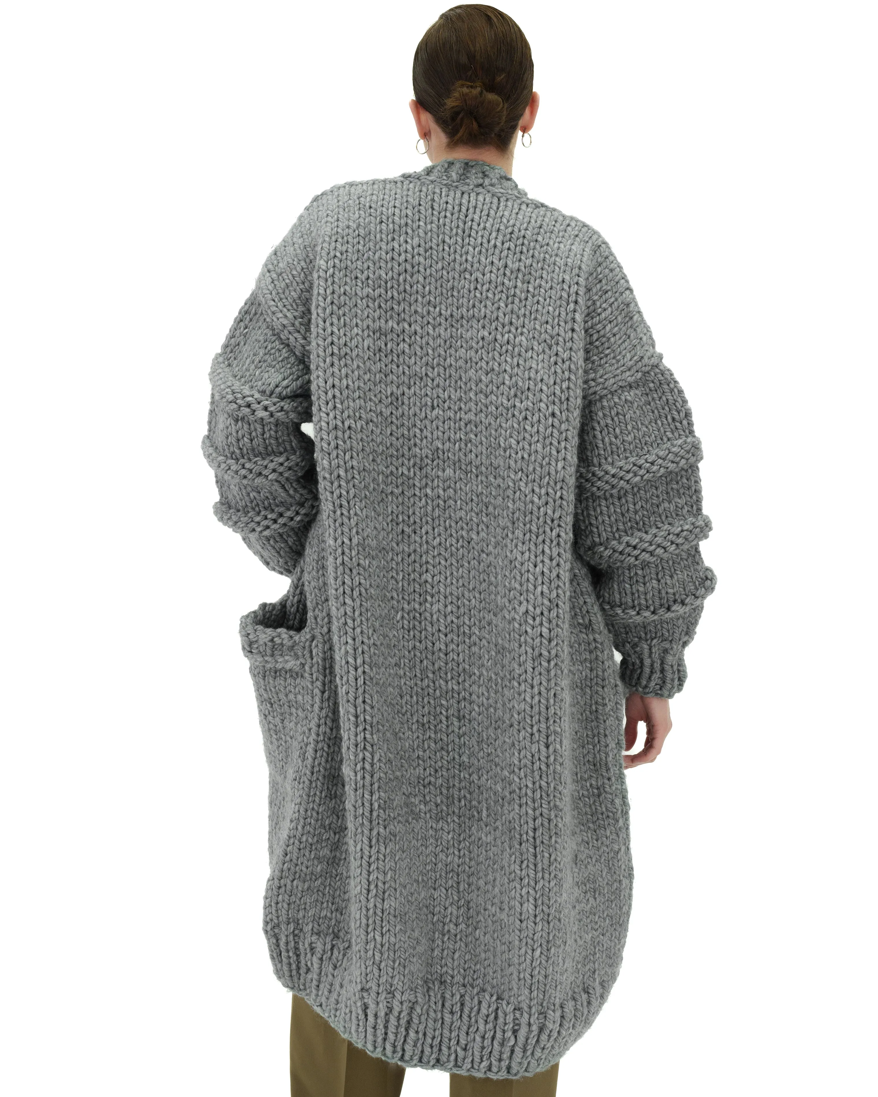 Long Pocketed Cardigan