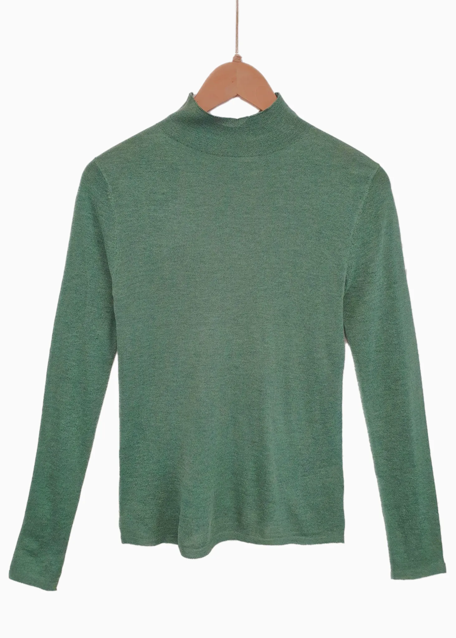 LUCIA | Fine Knit Pullover | Sage