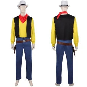 Lucky Luke Outfits Party Carnival Halloween Cosplay Costume