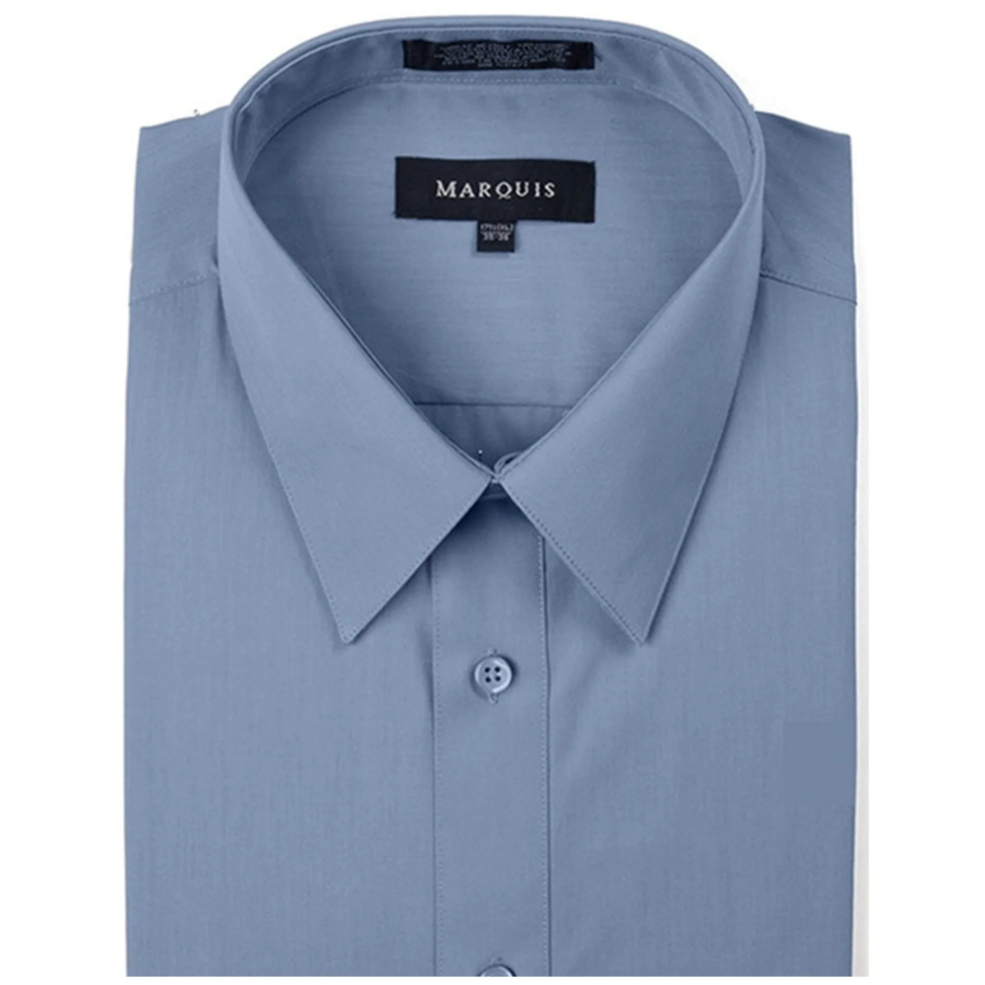 Marquis Men's Long Sleeve Slim Fit Dress Shirt