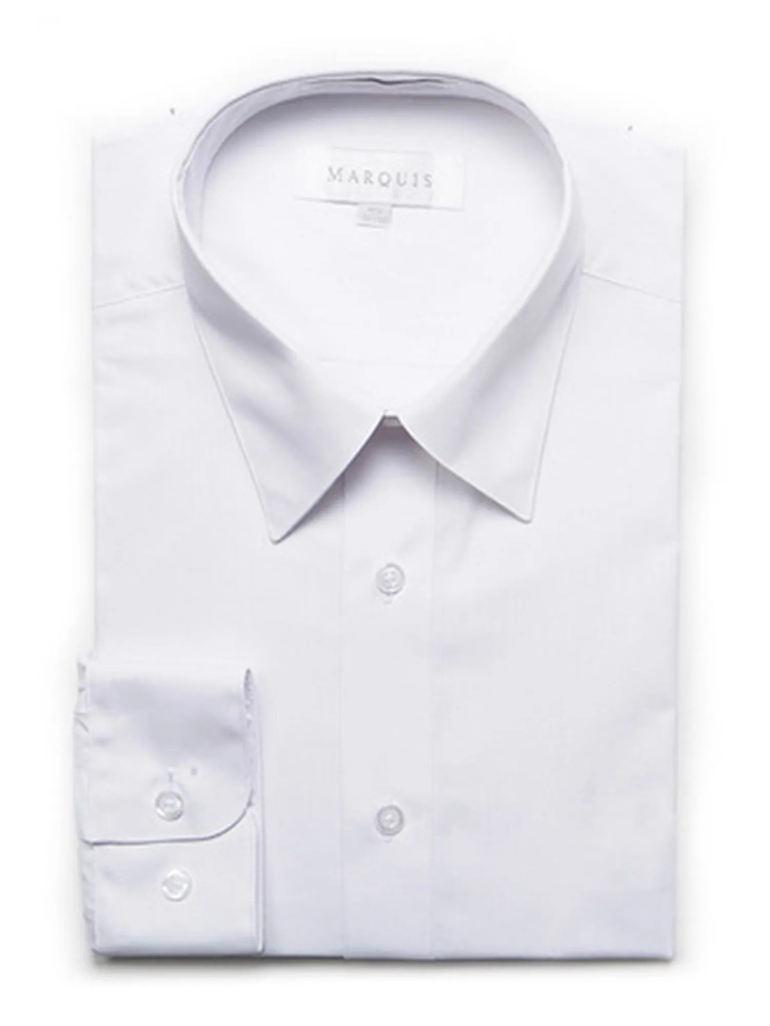 Marquis Men's Long Sleeve Slim Fit Dress Shirt