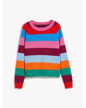 Max Mara Cosimo Striped Cashmere Pullover