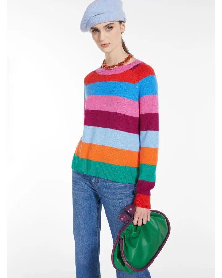 Max Mara Cosimo Striped Cashmere Pullover