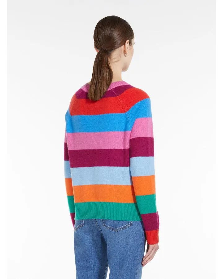 Max Mara Cosimo Striped Cashmere Pullover