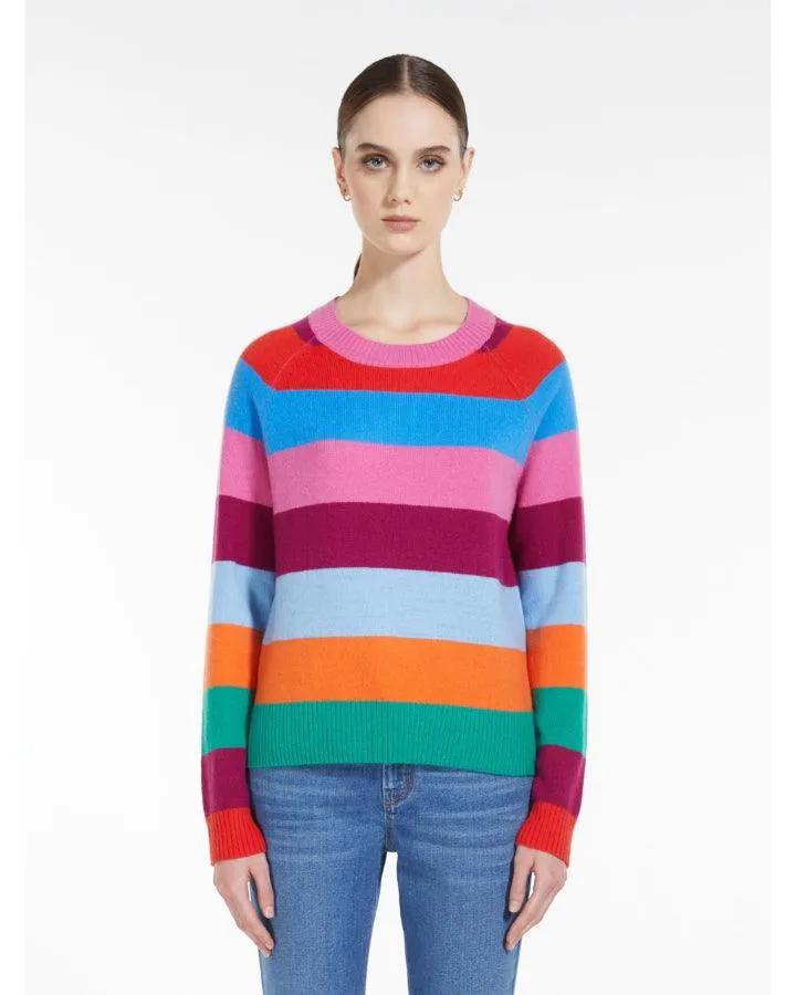 Max Mara Cosimo Striped Cashmere Pullover