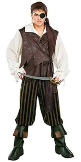 Mens Caribbean Pirate of the Seven Seas Costume