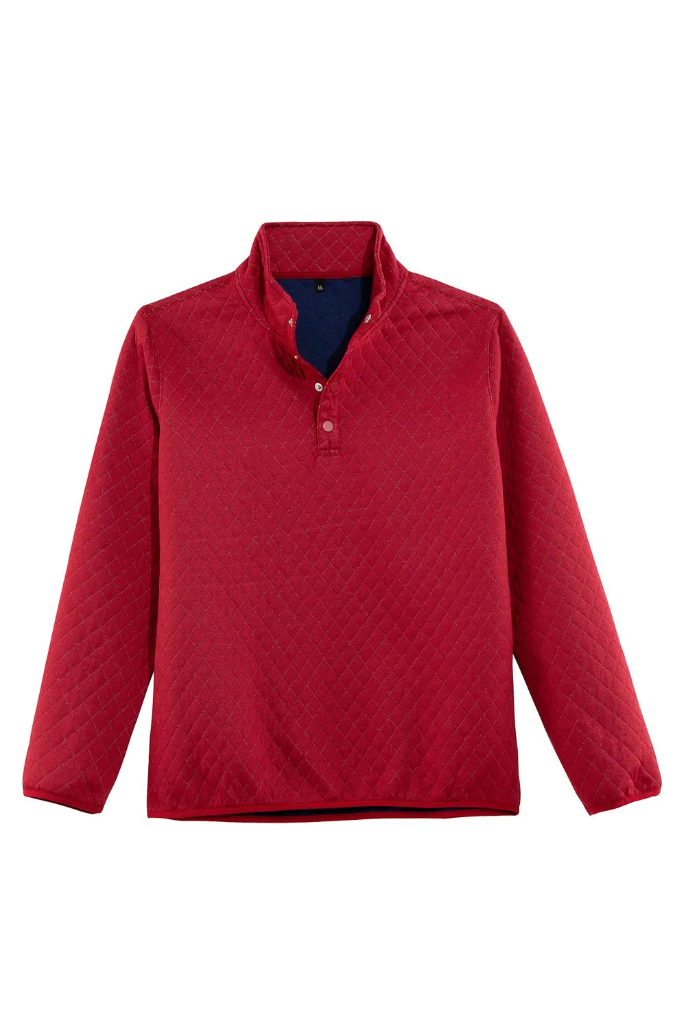 Men's Ultra Soft 1/4 Quilted Fleece Pullover Mountain Outdoor Shirt