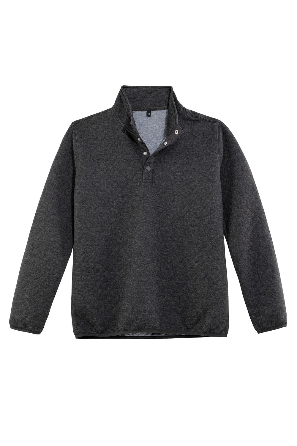 Men's Ultra Soft 1/4 Quilted Fleece Pullover Mountain Outdoor Shirt