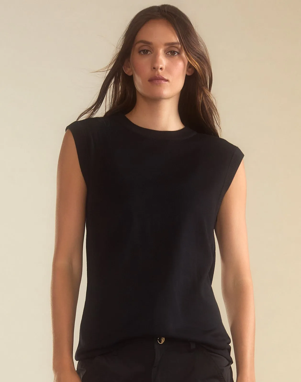 Mica Sleeveless Knit Top