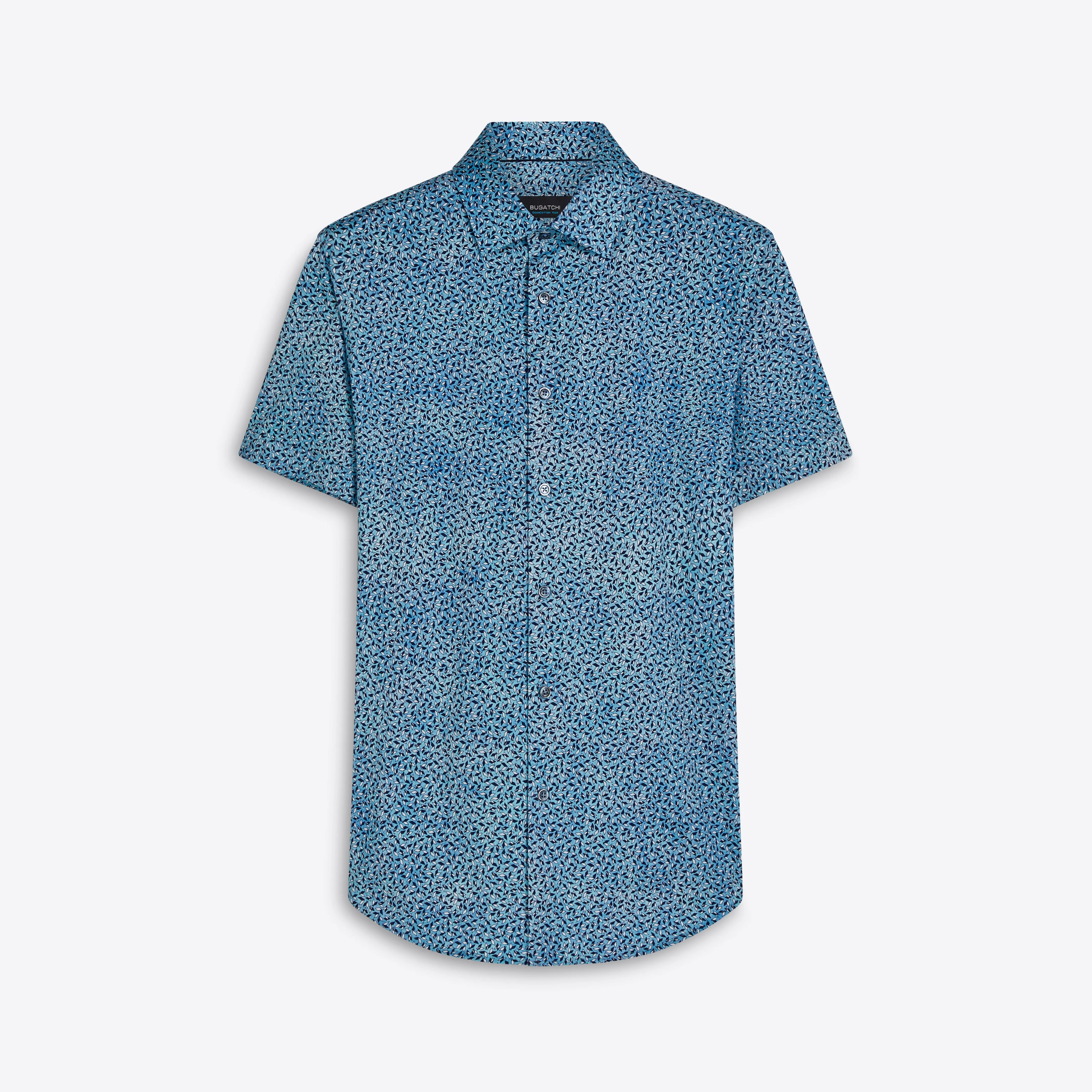 MILES Origami Print OoohCotton Short Sleeve Shirt