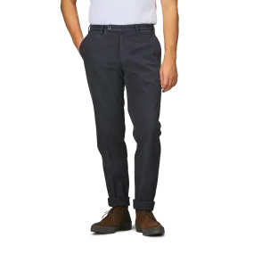 Navy Blue Cotton Stretch Regular Model 39 Chinos