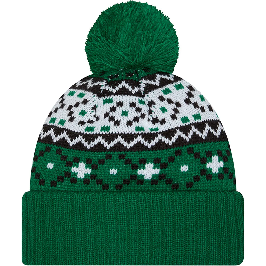 NBA Boston Celtics New Era Nostalgia Knit Hat