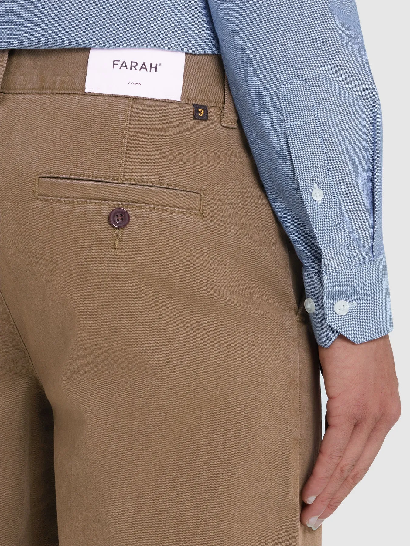 Norwood Regular Fit Chinos In Beige