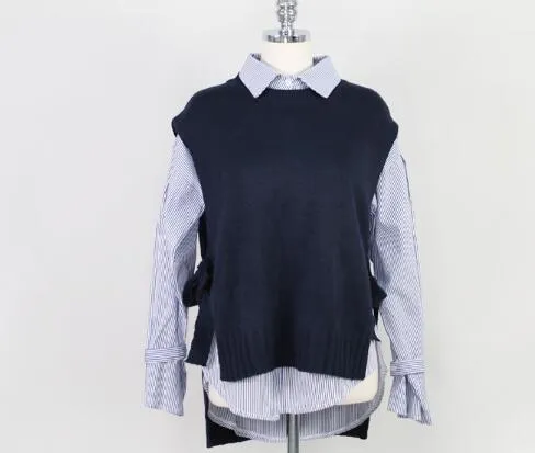 Office Lady Leisure Casual Wool Pullover Sleeveless Sweater Vests