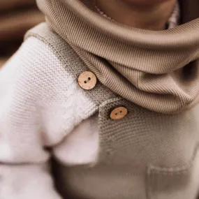 Organic Rib Scarf - Caramel