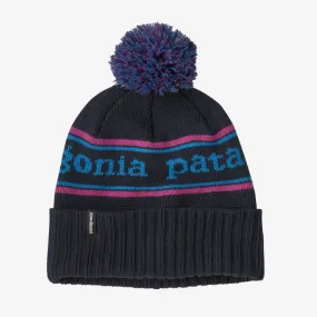 Patagonia Powder Town Beanie-Park Stripe: Pitch Blue