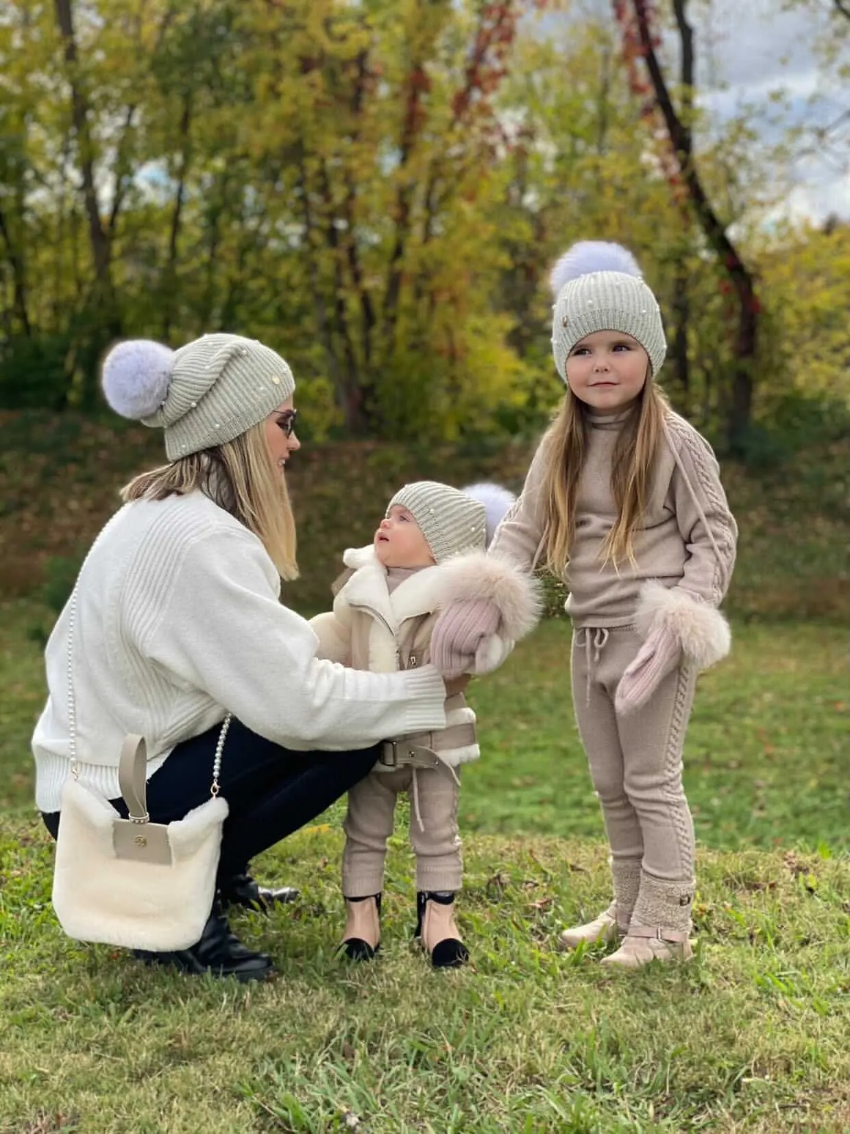 Pearl Angora Kids Hat