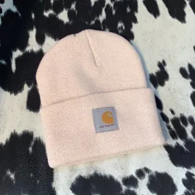 Pink Carhartt Beanie