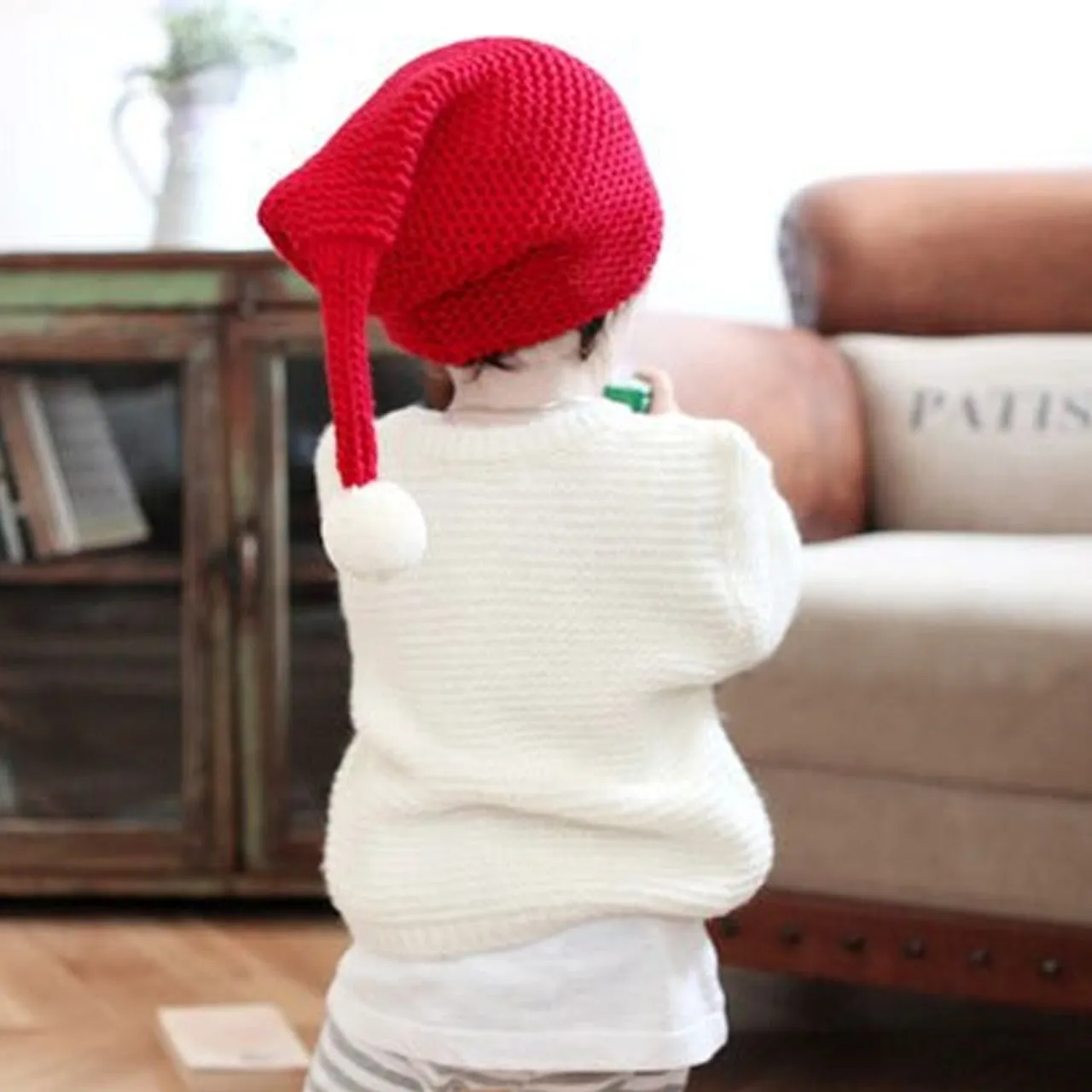 Pom Pom Children's Santa Hat