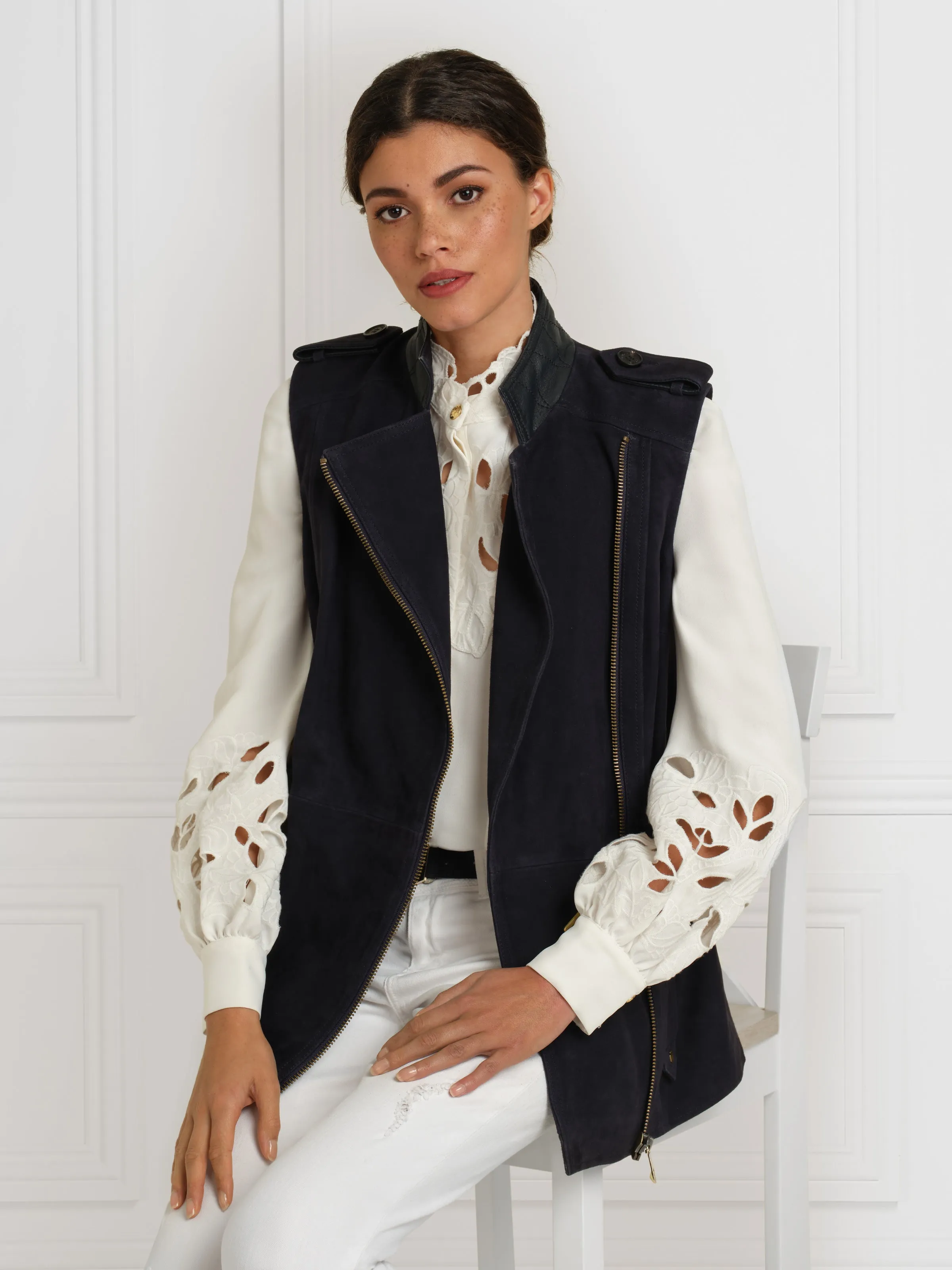 Primrose Gilet - Navy