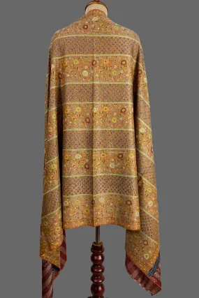 Pure Pashmina Shawl made in Kashmir, Handwoven, Hand Embroidery