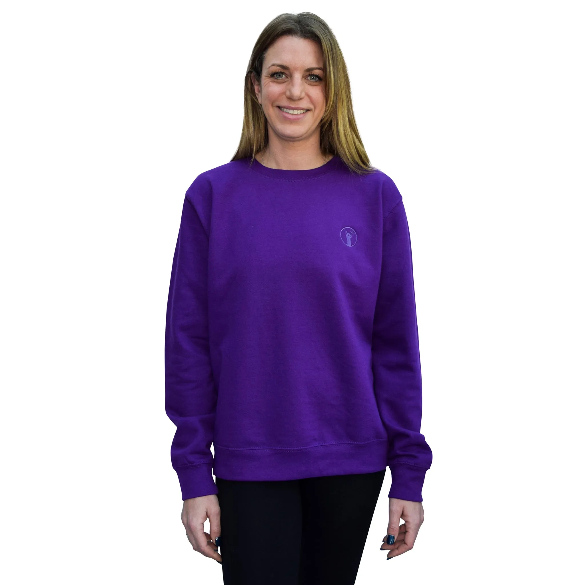 Purple Passion Llama Sweatshirt