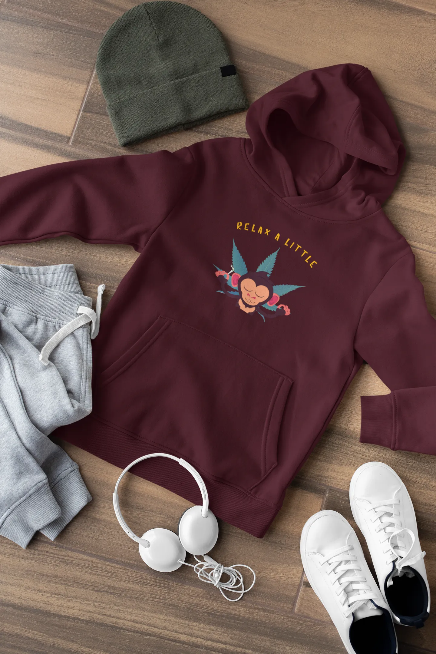 "RELAX A LITTLE" - WINTER HOODIES