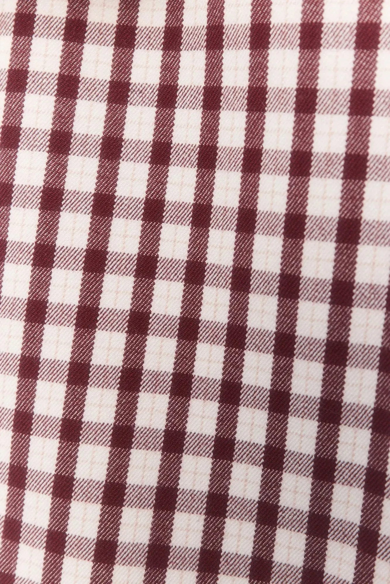 Renfro | Chemise rouge et blanche à carreaux