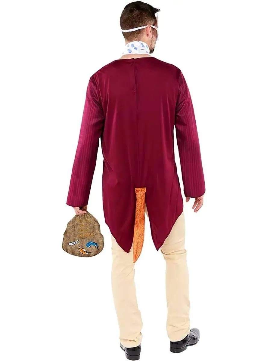 Roald Dahl Fantastic Mr Fox Mens Plus Size Costume