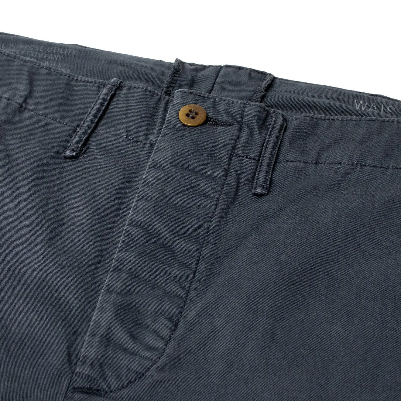 RRL by Ralph Lauren Officers Flat Front Chino Navy